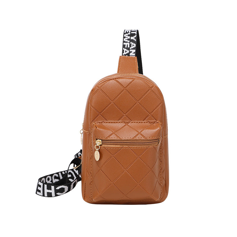 Wholesale PU Lingge Crossbody Bag